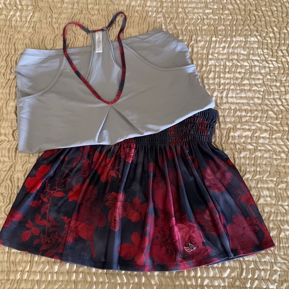 Harley La France M tennis/pickleball M skort & tank Pretty!